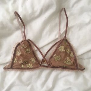 Golden Garden Bralette Skivvies For Love & Lemons